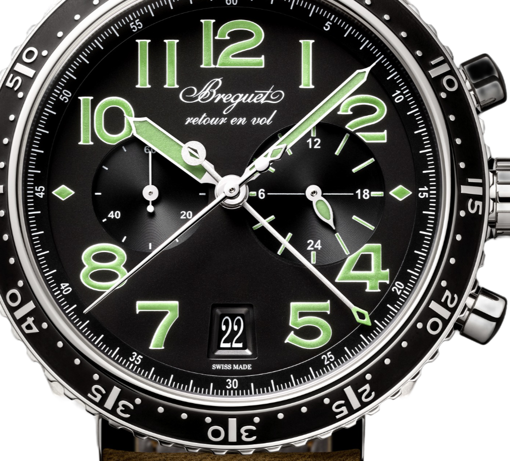 Breguet Type XX 3815TI Black Dial, Titanium, 42.0 mm, Self Winding