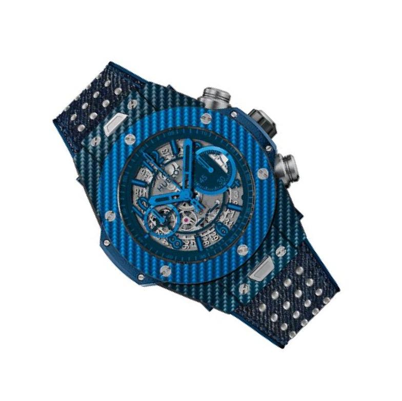 Hublot Big Bang Unico 411.YL Skeleton Grey Dial, Carbon, 45.0 mm