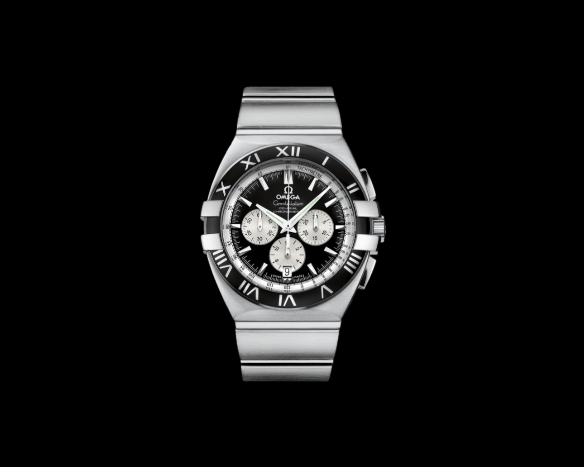 Omega Constellation 1519 Black Dial, Stainless Steel, Double Eagle