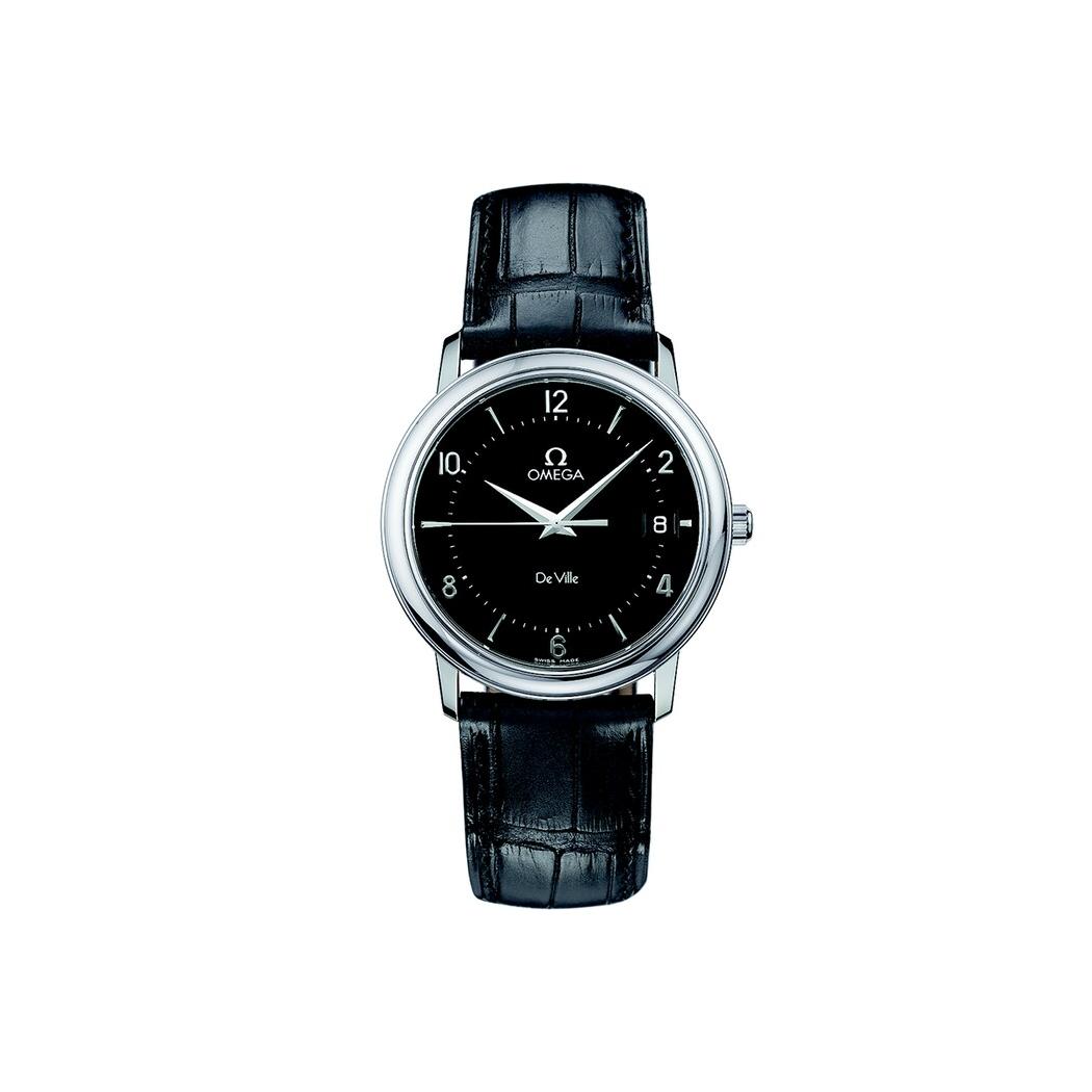 Omega De Ville Prestige 4810.50 Black Dial, Stainless Steel, 34.4