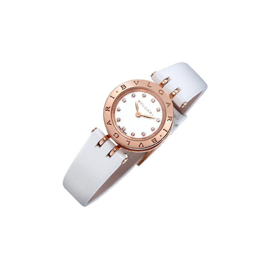 Bulgari B.Zero1 White Dial, Pink Gold, 23 mm, 26280 hours, Analog