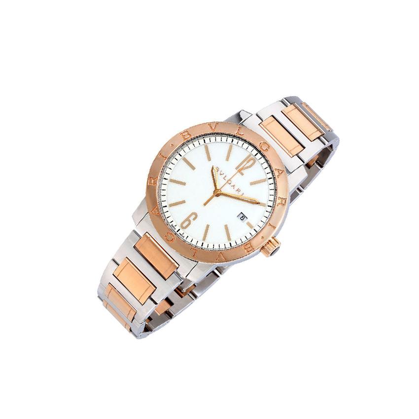 Bulgari Bulgari Solotempo White Dial, Pink Gold, 41.5 mm, Self