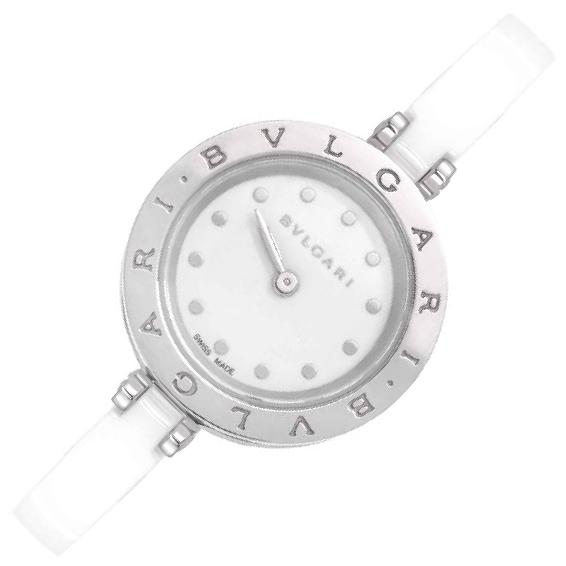 Bulgari B.Zero1 White Dial, Ceramic Stainless Steel, 23.0 mm