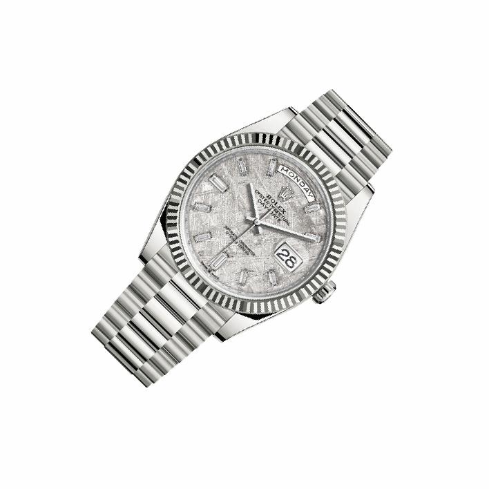 Rolex Day-Date 40 228239 Meteorite Dial, 18kt White Gold, mm