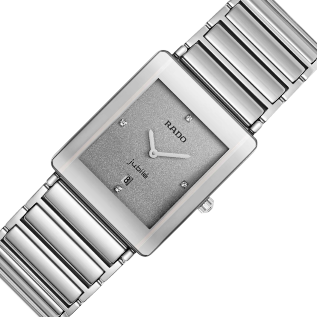 Rado Integral 2048 Silver Dial, Platinum-Tone Ceramic, Jubile