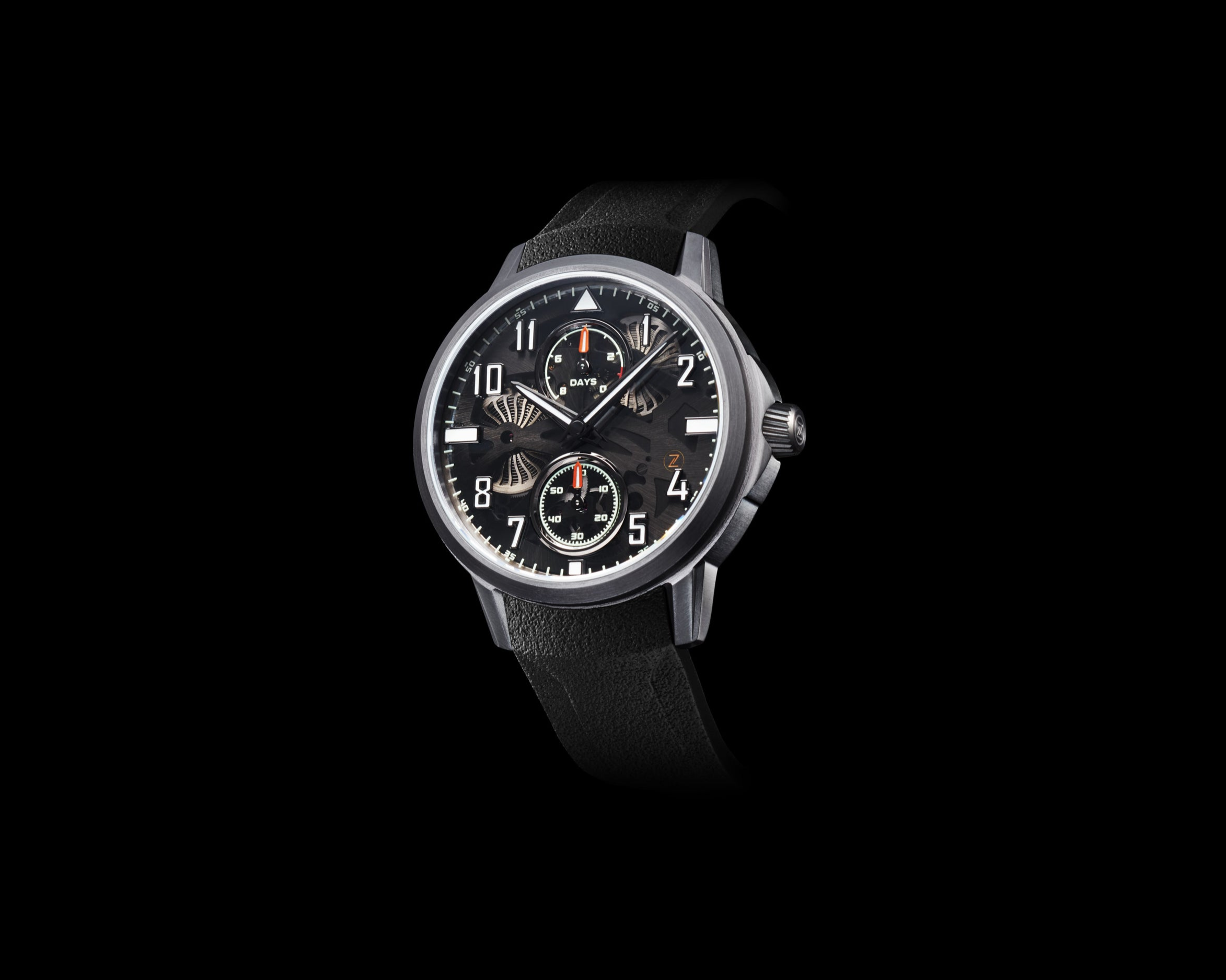 Zelos Mirage 8 Days Manual, Tinted Grey Dial, Tantalum, 42 mm