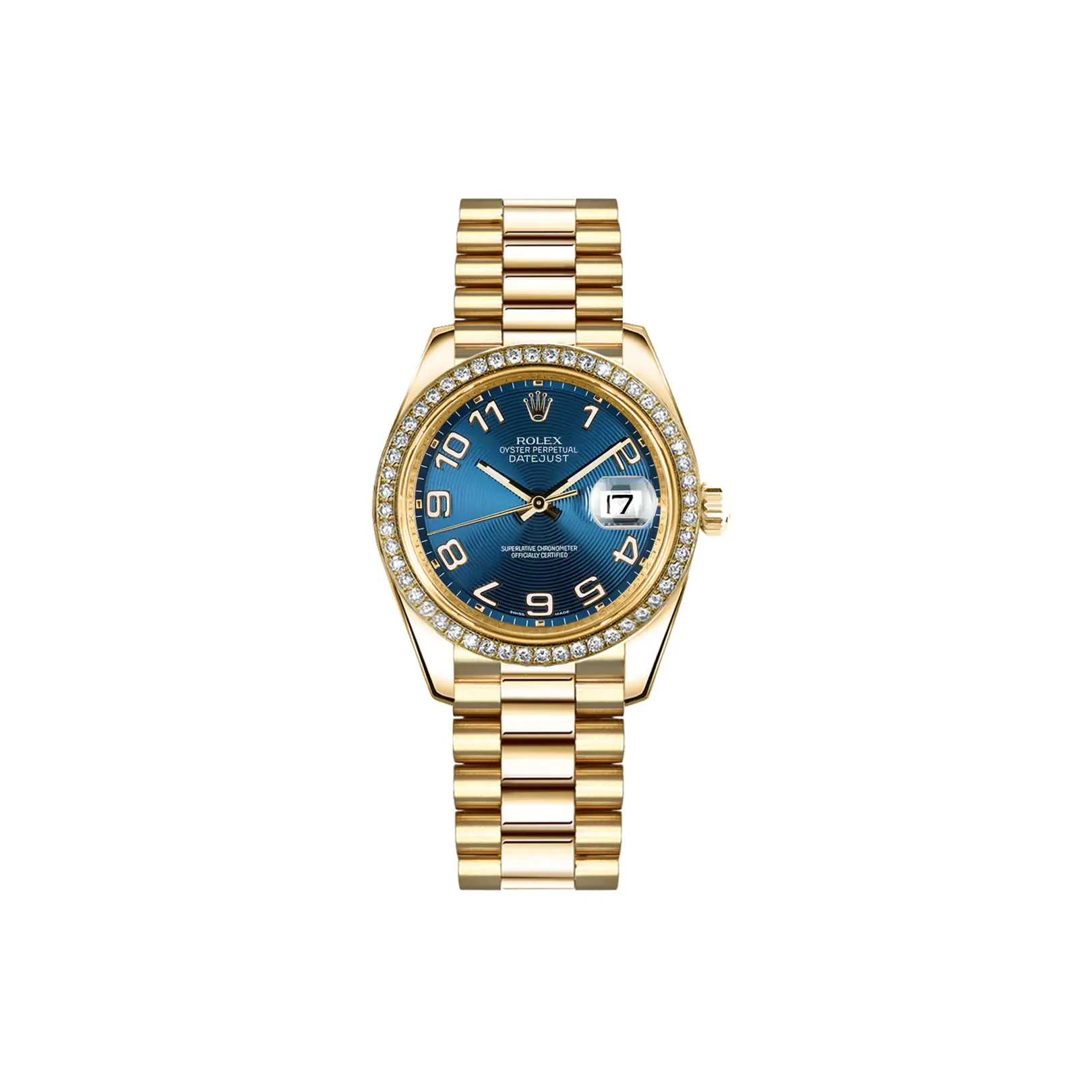 Rolex Lady-Datejust 31 178288 Blue Dial, 18k Yellow Gold, 31.0 mm