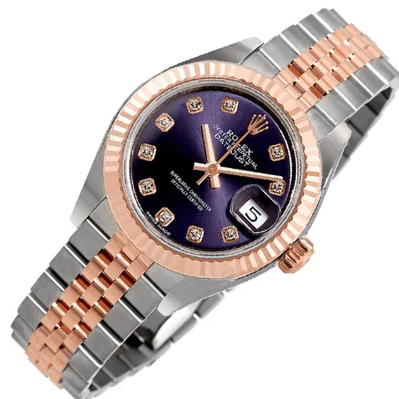 Rolex Lady-Datejust 279171 Aubergine Dial, Stainless Steel, 28.0