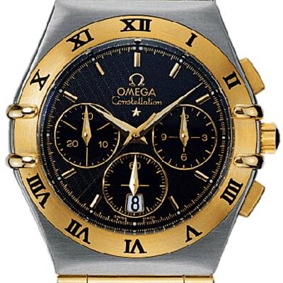 Omega Constellation 39 1242.50 Black Dial, Yellow Gold, 39.0