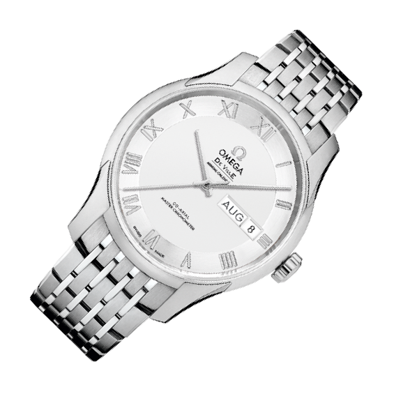 Omega De Ville Hour Vision Master Silver Dial, Stainless