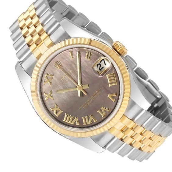 Rolex Datejust 31 178273 Black Mother of Pearl Dial, Stainless