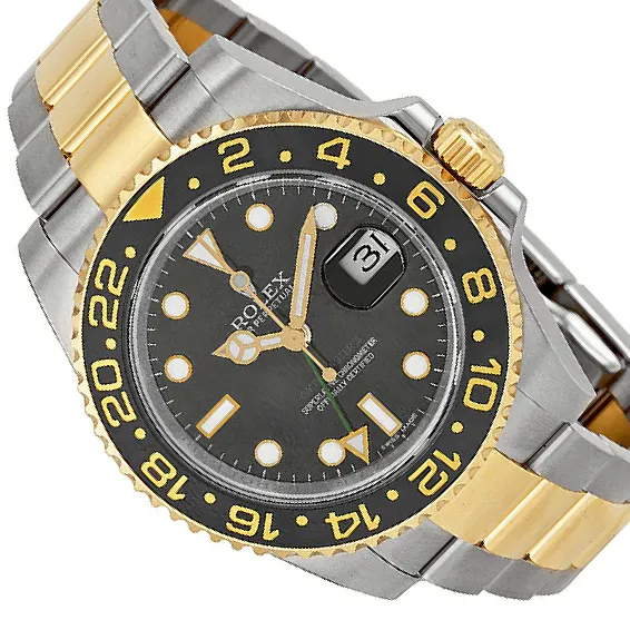 Rolex GMT-Master II 116713 Black Dial, 18kt Yellow Gold, GMT