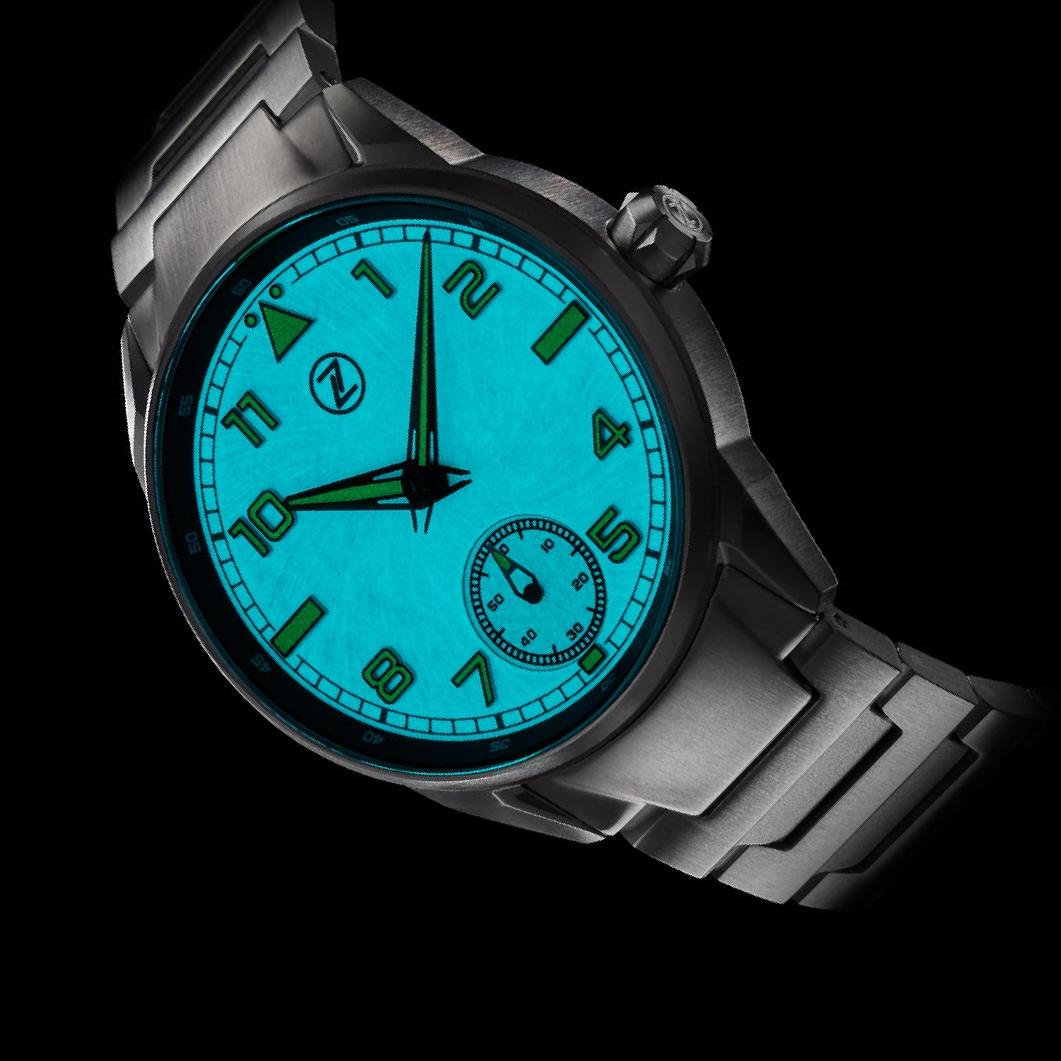 Zelos Skyraider 2 Manual, Titanium with Stainless Steel, Frost