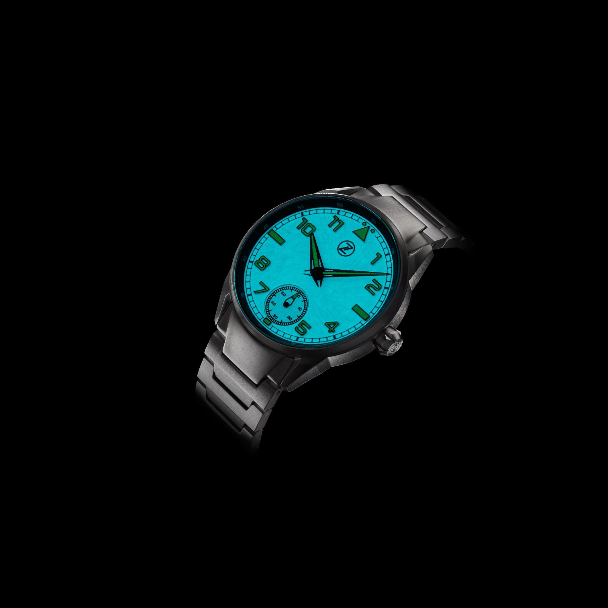 Zelos Skyraider 2 Manual, Titanium with Stainless Steel, Frost