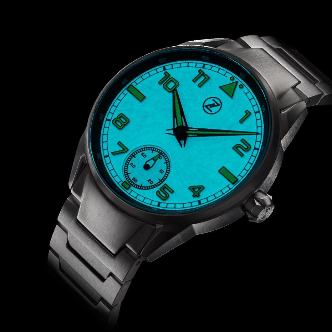 Zelos Skyraider 2 Manual, Titanium with Stainless Steel, Frost
