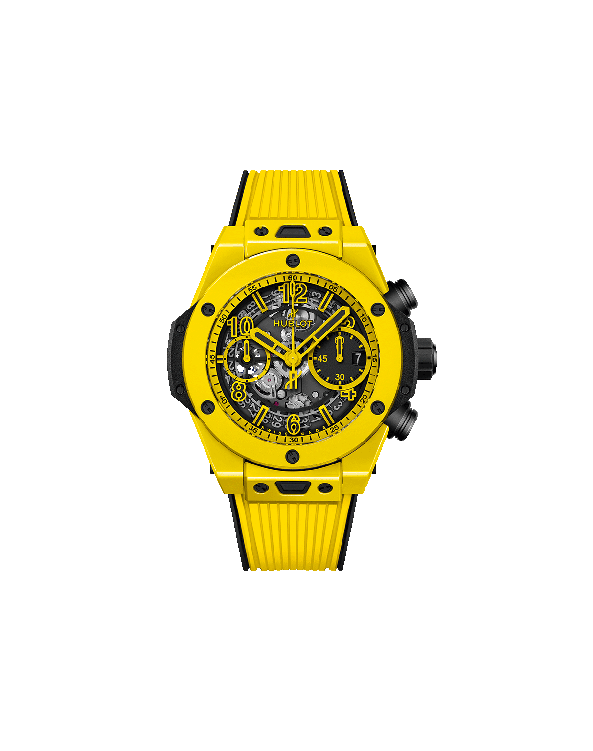 ②こはる　unico Hublot Big Bang Sang Bleu II Unico White Ceramic 45mm B&P