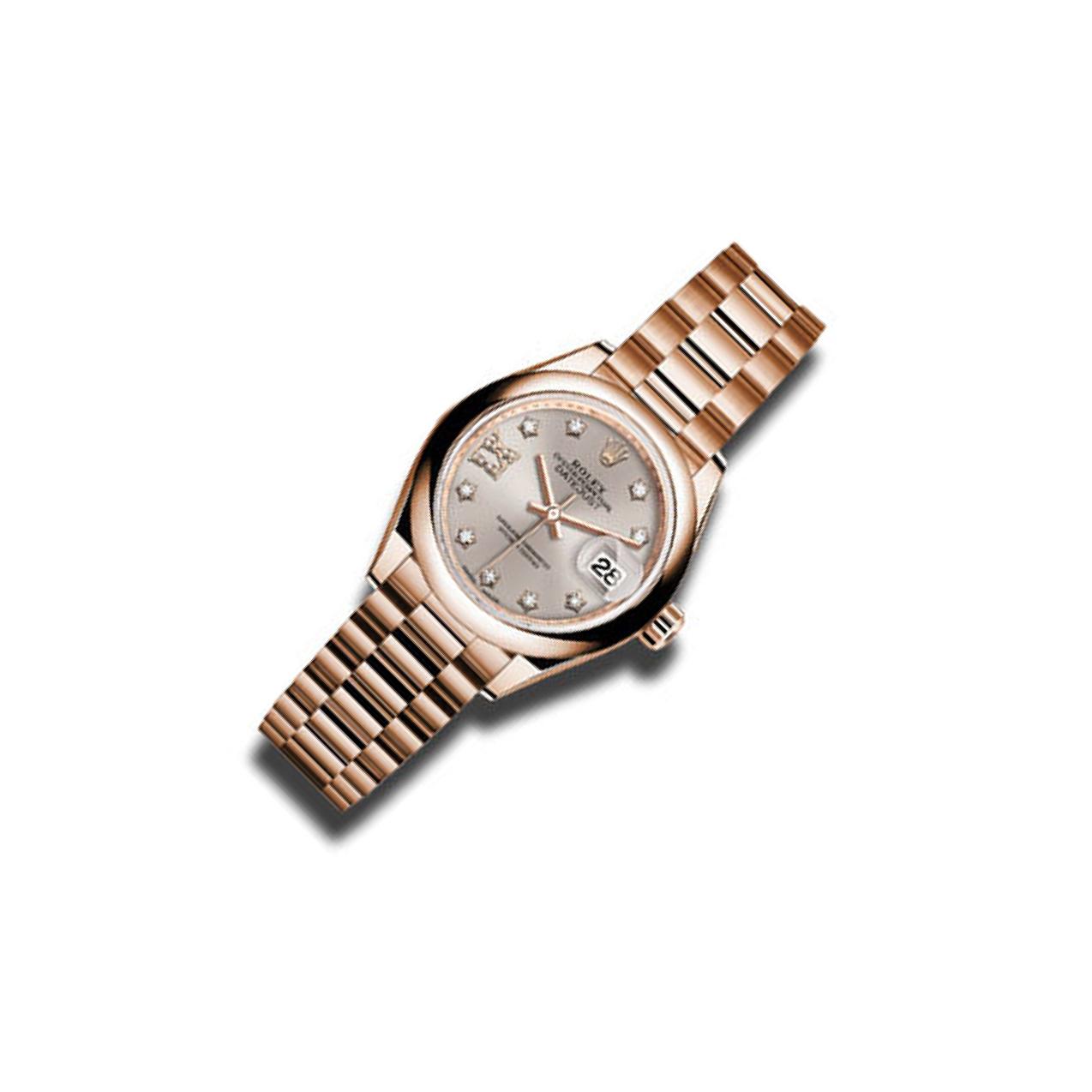 Rolex Lady-Datejust 28 279165 Sundust Dial, 18k Everose Gold, 28.0