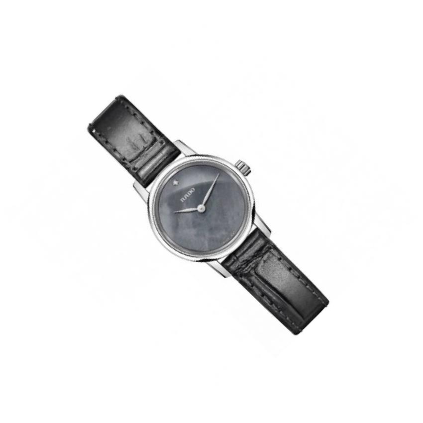 Rado Coupole 2289 Black Mother of Pearl Dial, Stainless Steel