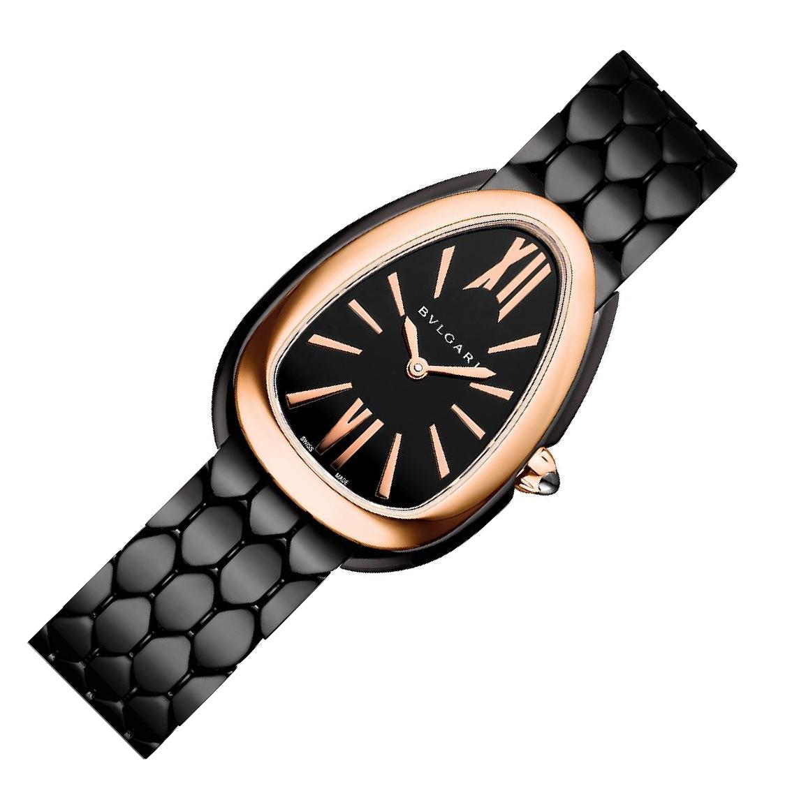 Bulgari Serpenti Seduttori Rose Gold and Steel, 33 mm