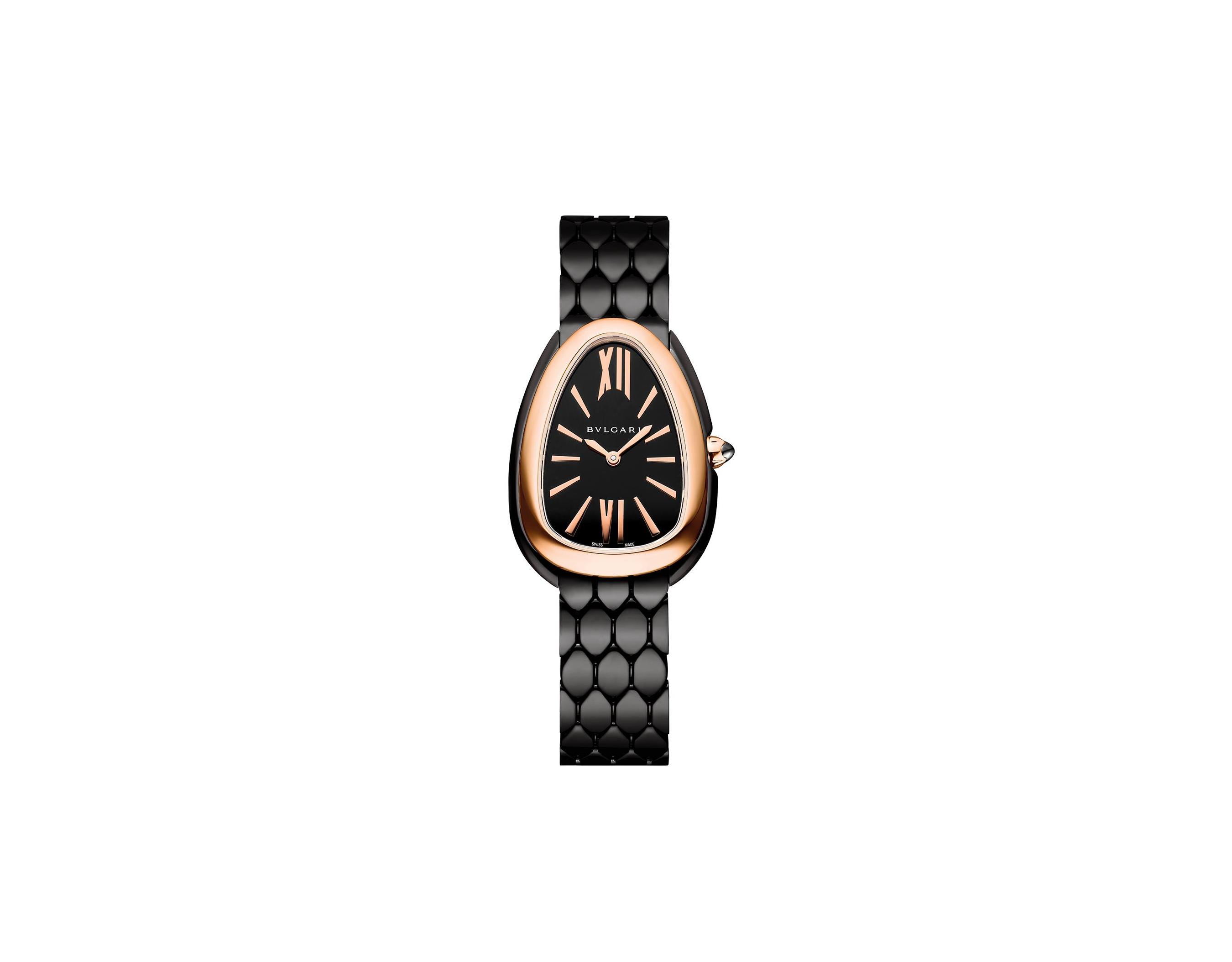 Bulgari Serpenti Seduttori Rose Gold and Steel, 33 mm