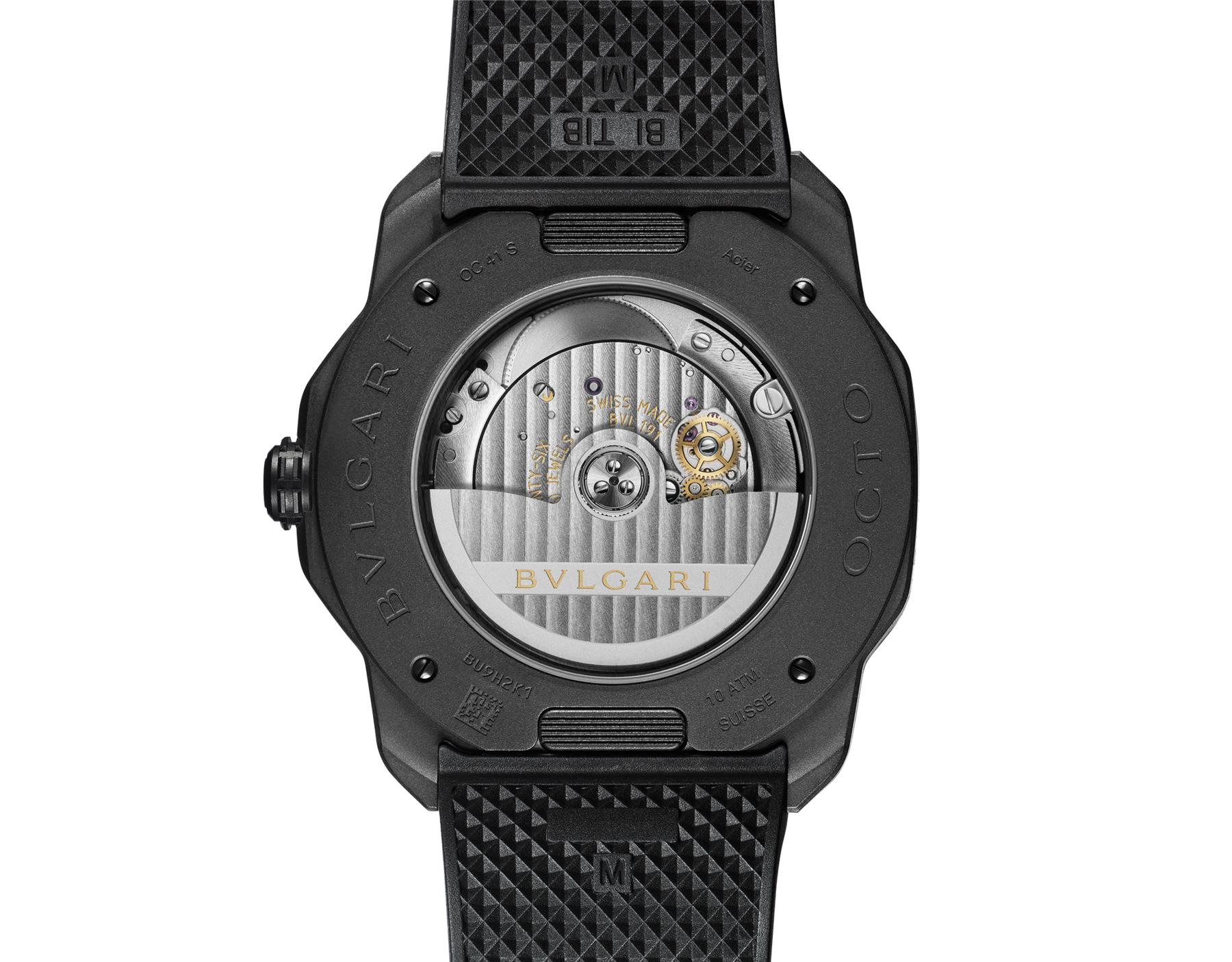 Bulgari Octo Roma Steel, 41.0 mm, Alligator Leather, 100.0 m