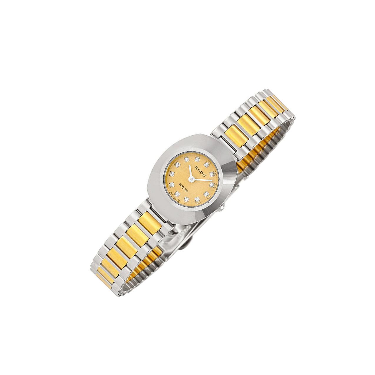 Diastar ladies original small rado watch Rado The Original Quartz Black Dial Ladies Watch R12306313  main image 3