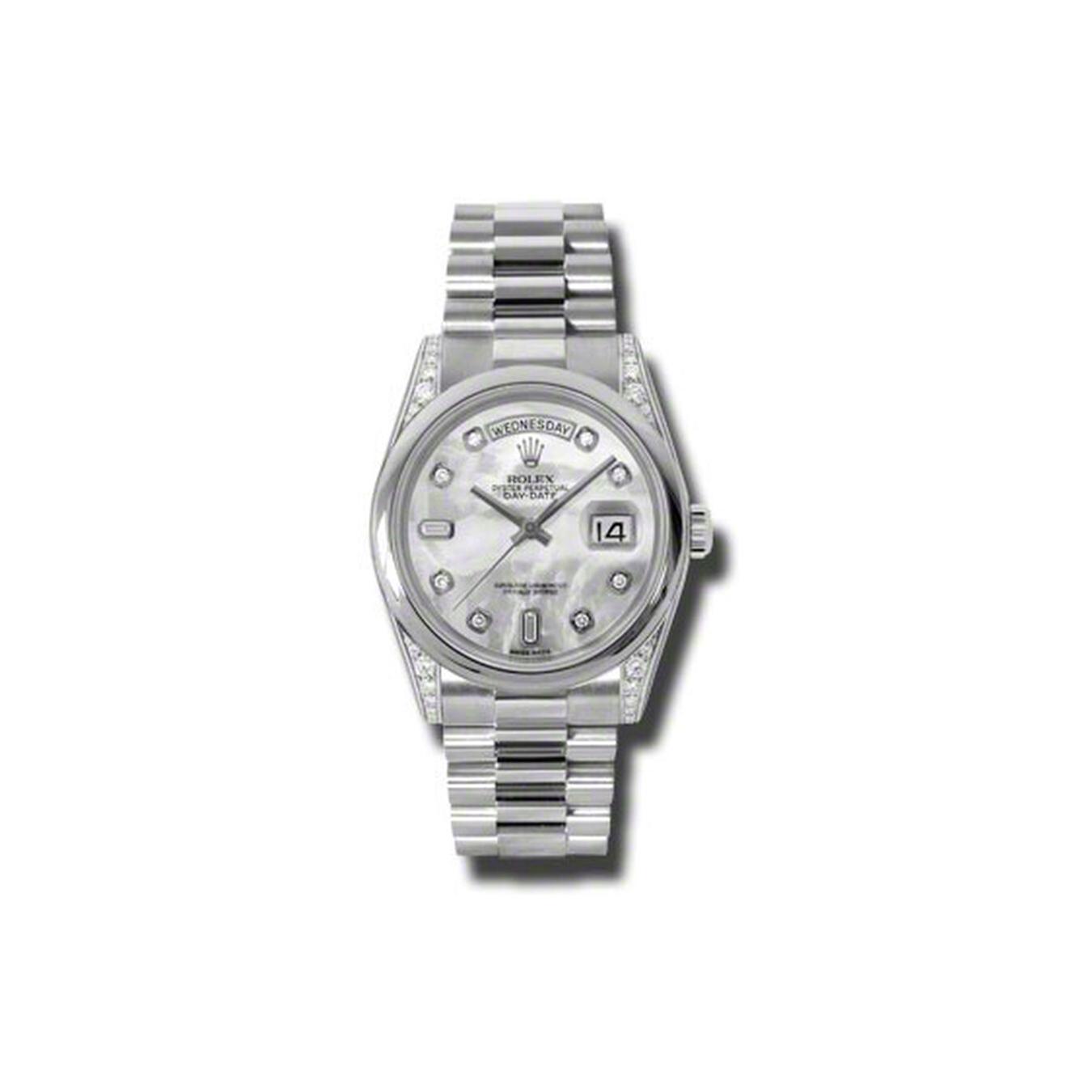 Rolex Day-Date 118296 Mother-Of-Pearl Dial, Platinum, President