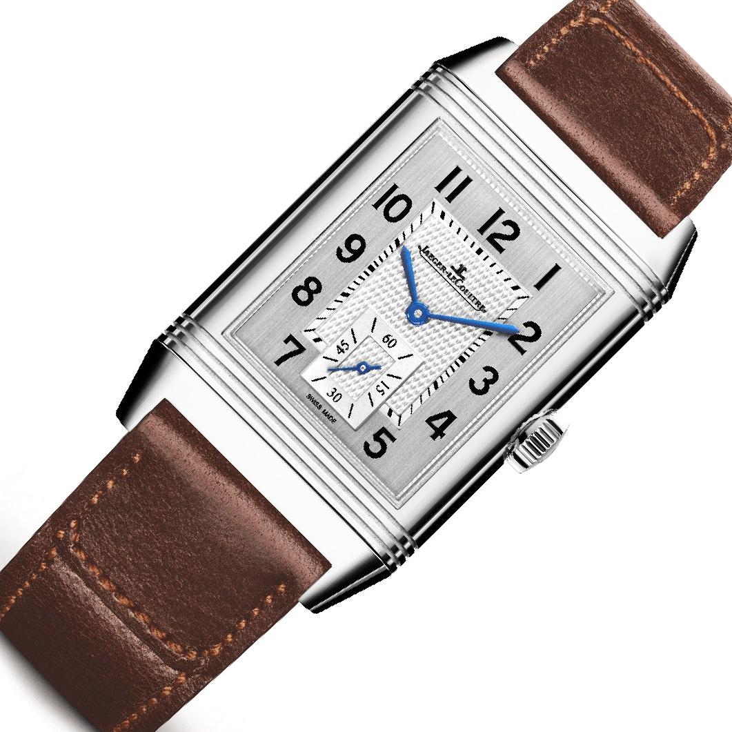 Jaeger LeCoultre Reverso 385 Silvered Grey Dial, Stainless