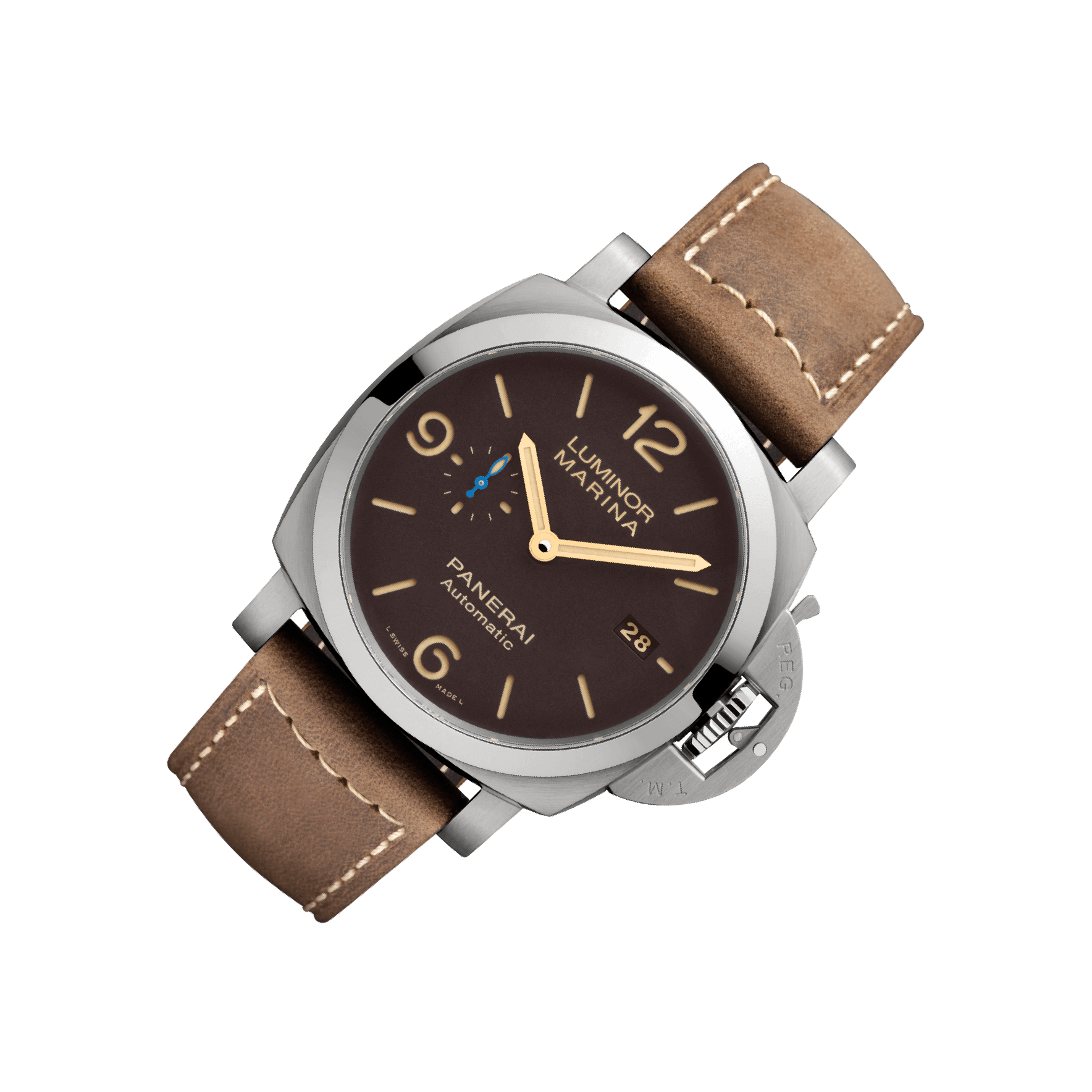 Panerai Luminor 1950 01351 Brown Dial, Titanium, 44.0 mm, Automatic
