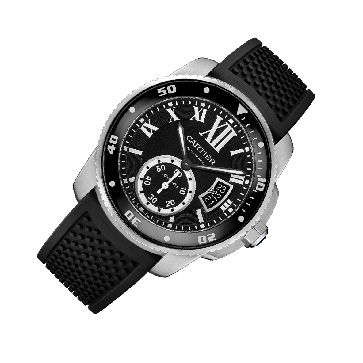 Cartier Calibre de Cartier Diver W710 Black Dial, Stainless Steel
