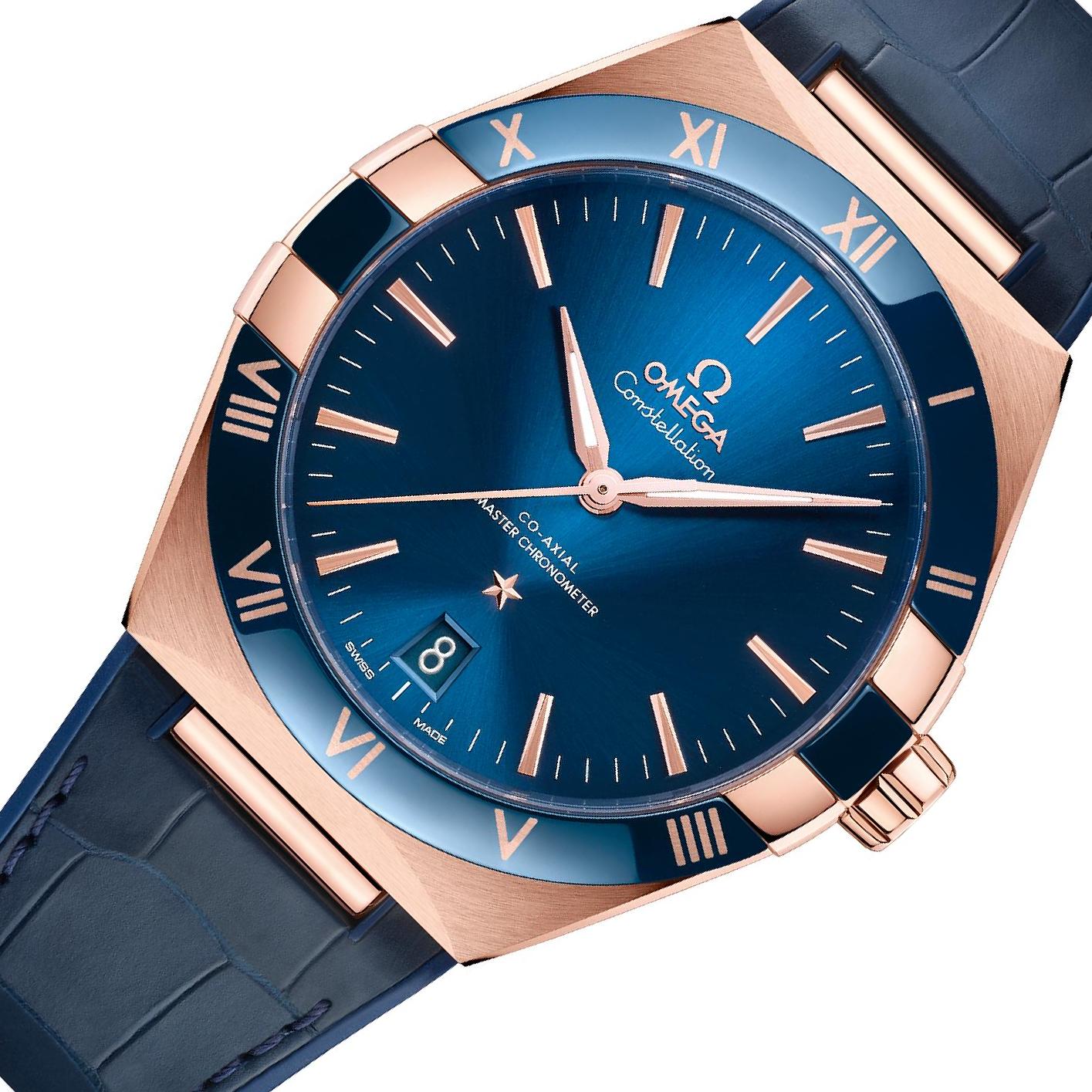 Omega Constellation 131.63 Blue Dial, Sedna™ Gold, 41.0 mm, Self