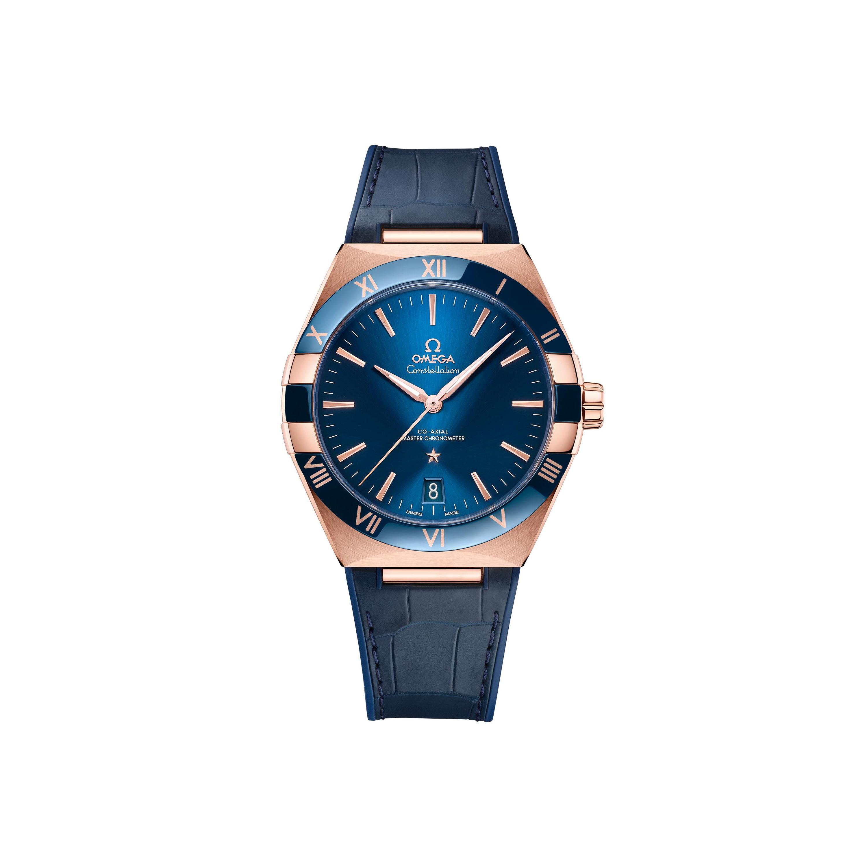 Omega Constellation 131.63 Blue Dial, Sedna™ Gold, 41.0 mm, Self