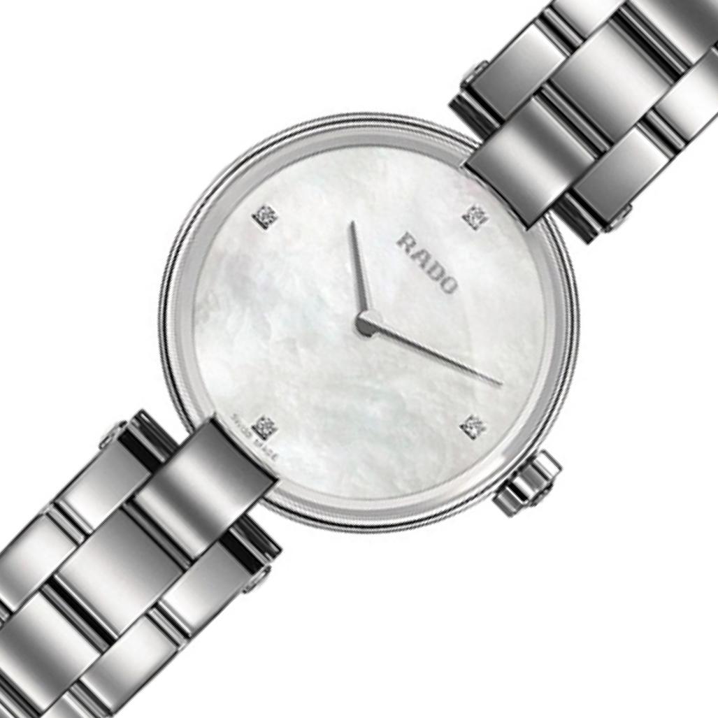 Rado Coupole 2285 White Mother of Pearl Dial, Stainless