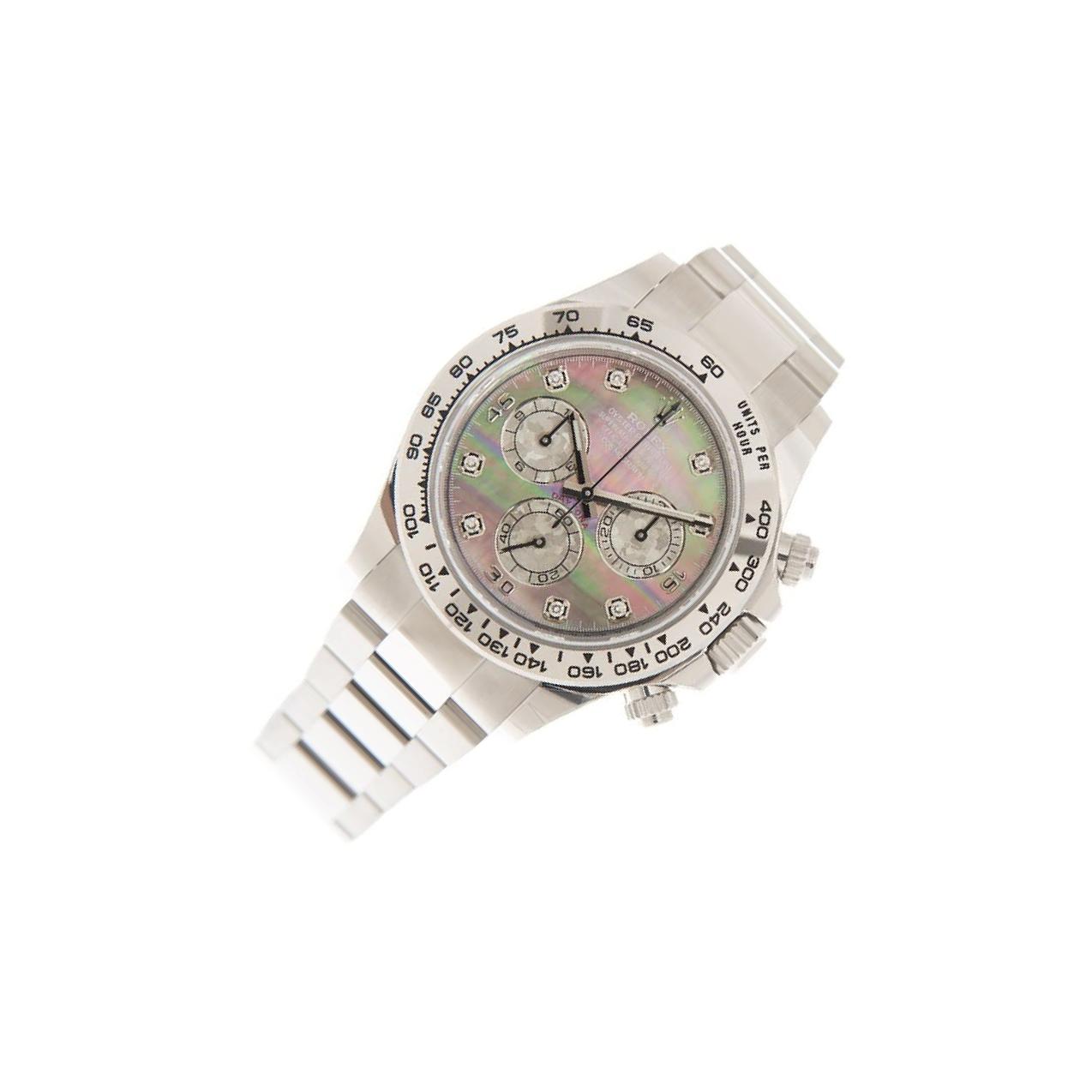 Rolex Cosmograph Daytona 116509 Black Mother of Pearl Dial, 18kt