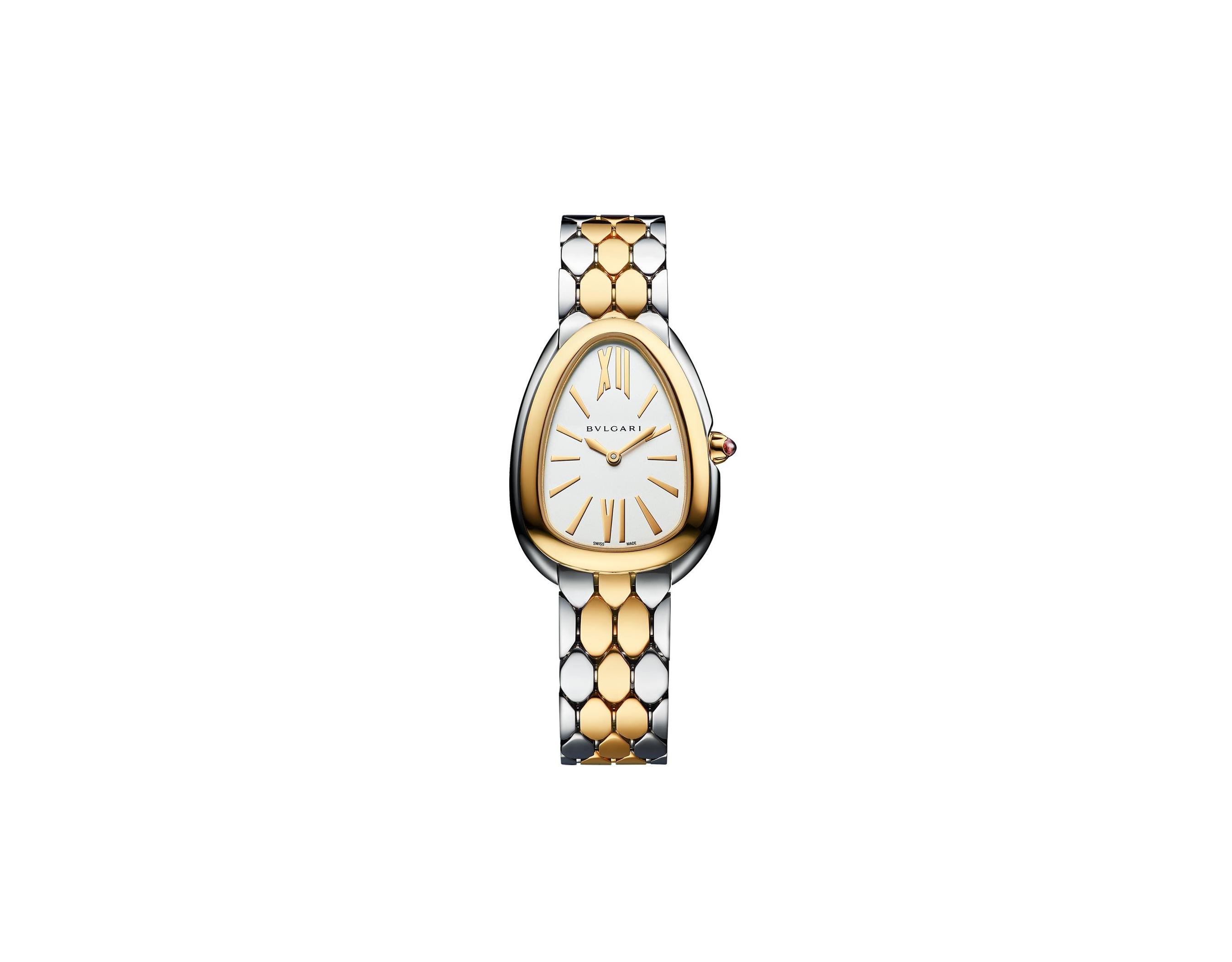 Bulgari Serpenti Seduttori Yellow Gold and Steel, 33 mm, 30 m