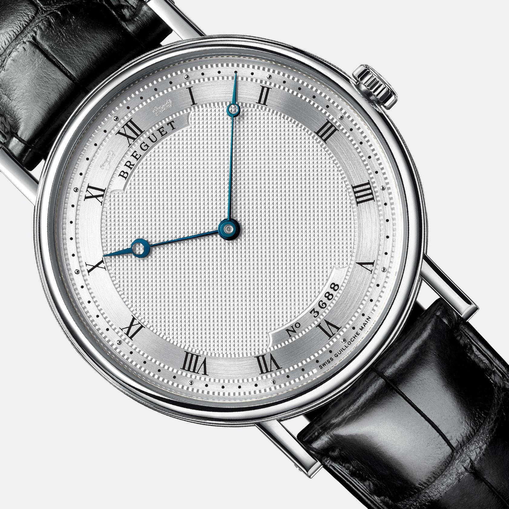 Breguet Classique 5157 Silvery Dial, 18K White Gold, mm