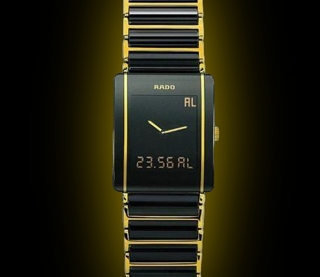 Rado Integral R20457152 Black Dial, 24.0 mm, Quartz, Ladies Watch