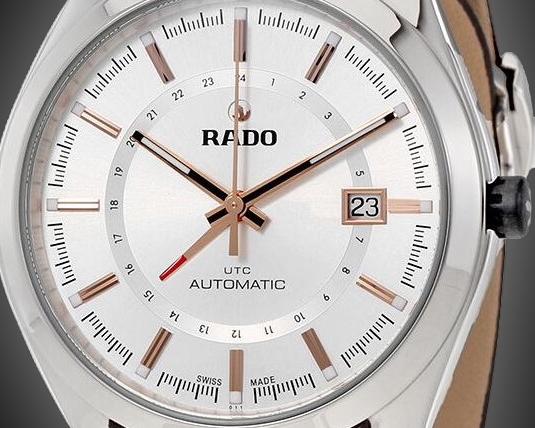 リトグラフ Rado Hyperchrome M Automatic Silver Dial Brown Leather Strap