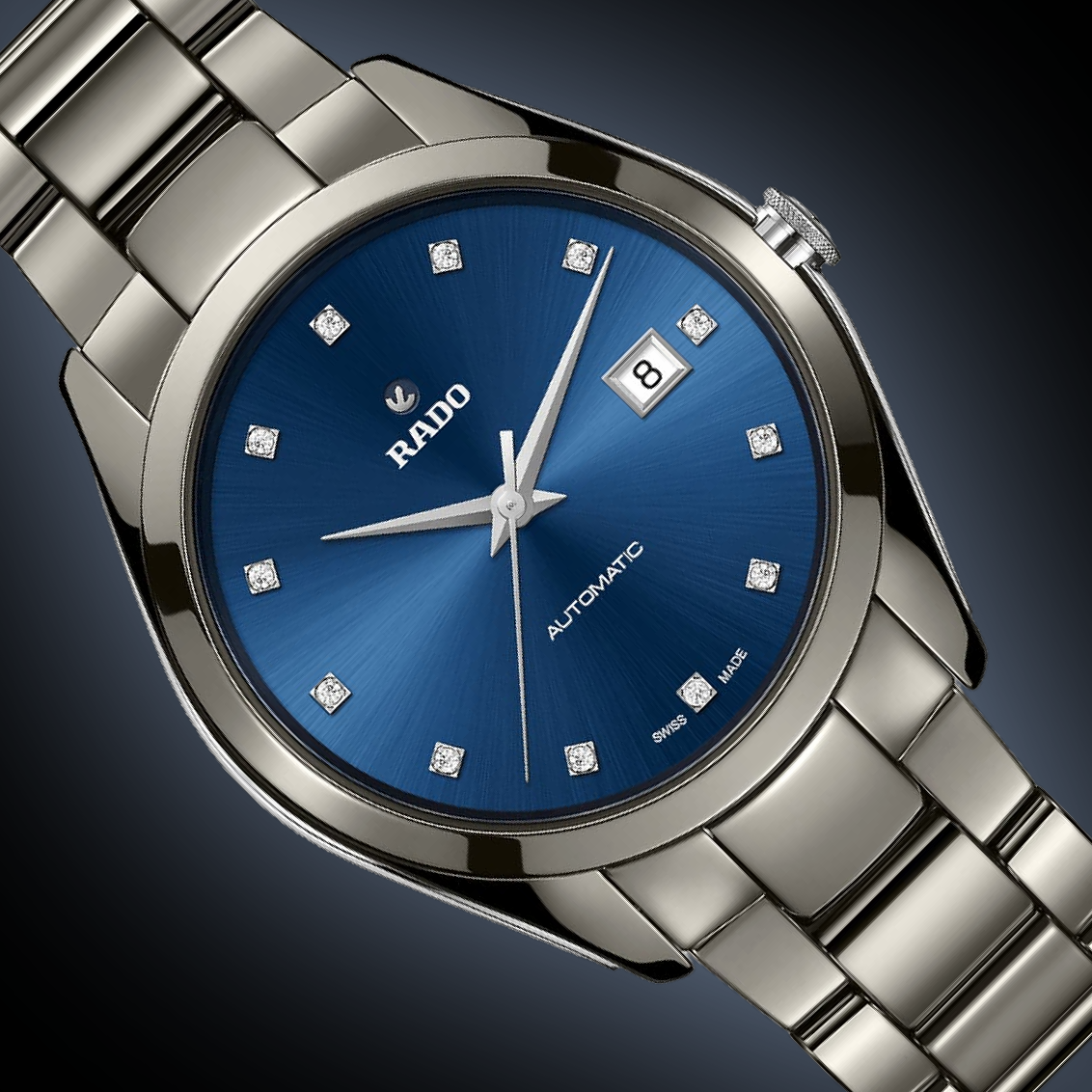 Rado HyperChrome 3225 Blue Dial, Plasma High-Tech Ceramic, 1314