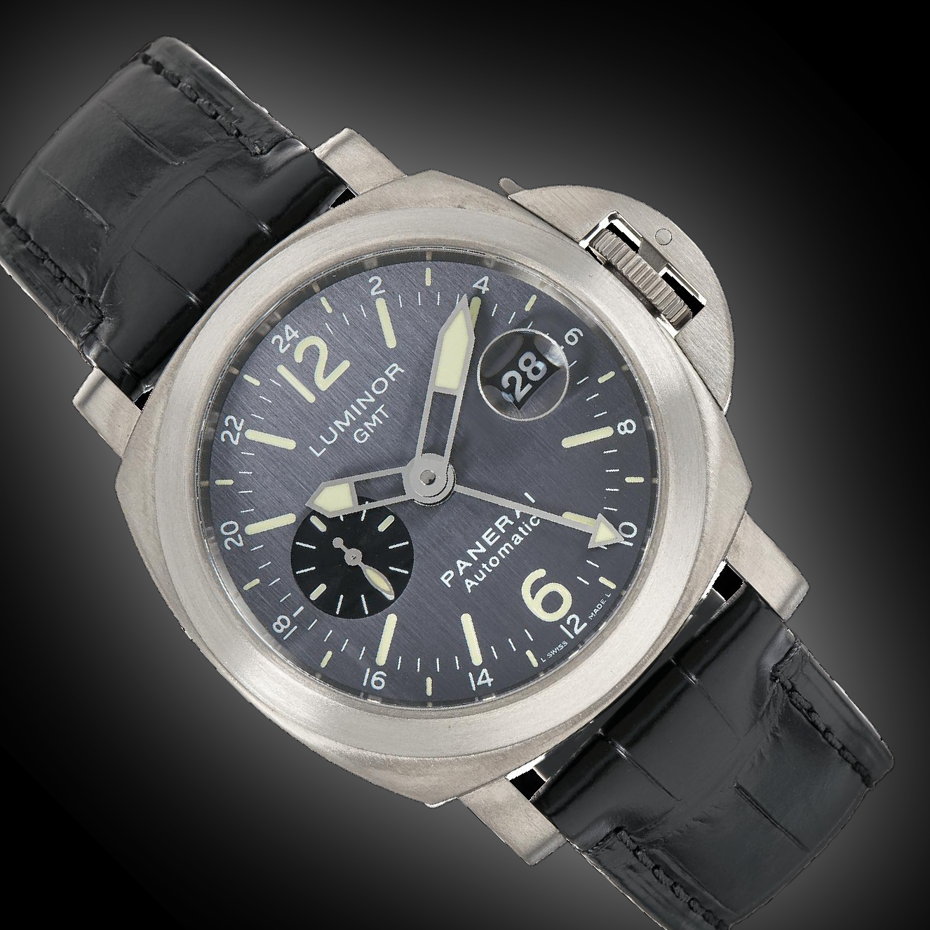Panerai Luminor 00089 Blue Dial, Titanium, 44.0 mm, GMT