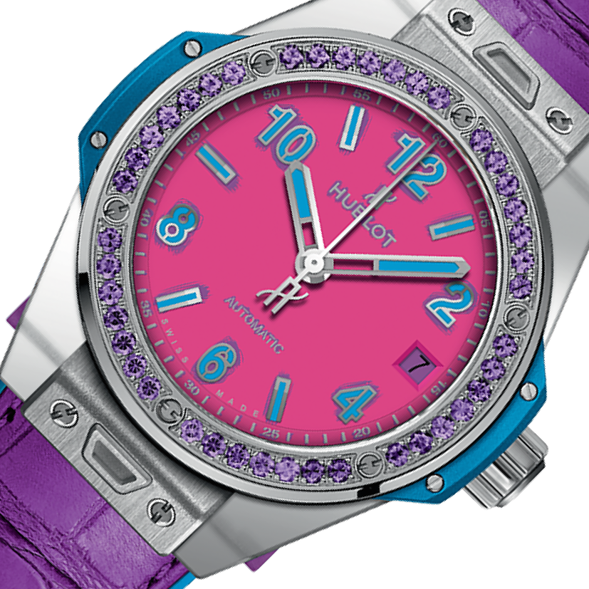 Hublot Big Bang Pop Art 465.SV Pink Dial, Stainless Steel, 39.0 mm