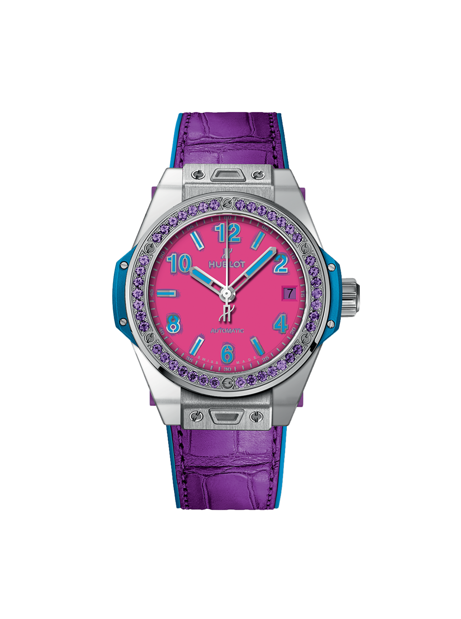 Hublot Big Bang Pop Art 465.SV Pink Dial, Stainless Steel, 39.0 mm