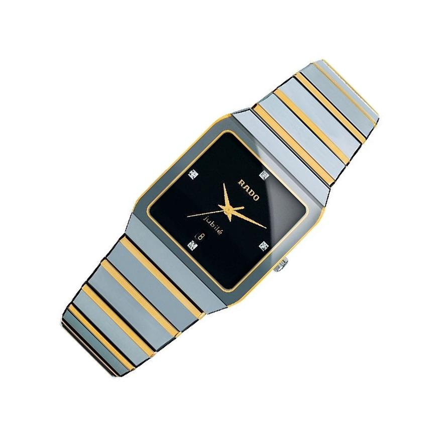 Rado Anatom R10366761 Black Dial, Hardmetal, Quartz, Men's Watch