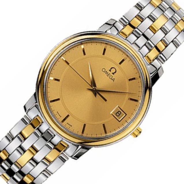 Omega De Ville Prestige 4310.11 Champagne Dial, Yellow Gold, 34.4