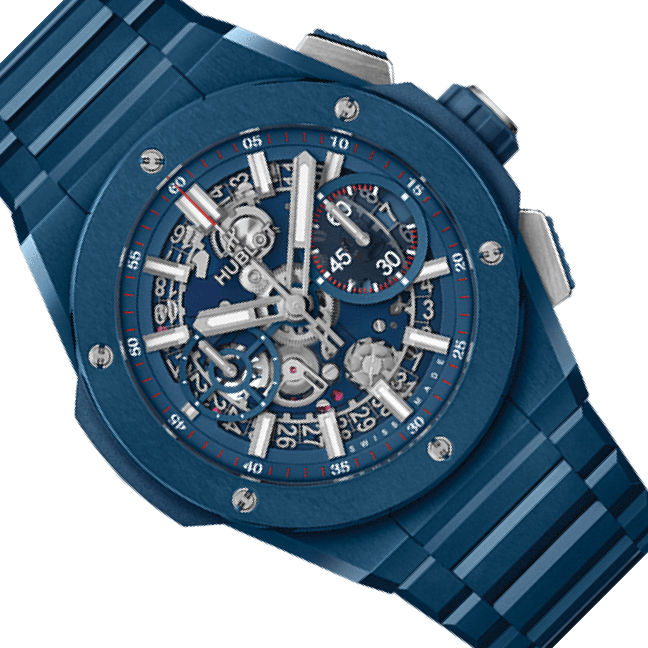 Hublot Big Bang 42 451.EX Mat Blue Skeleton Dial Dial, 42.0 mm