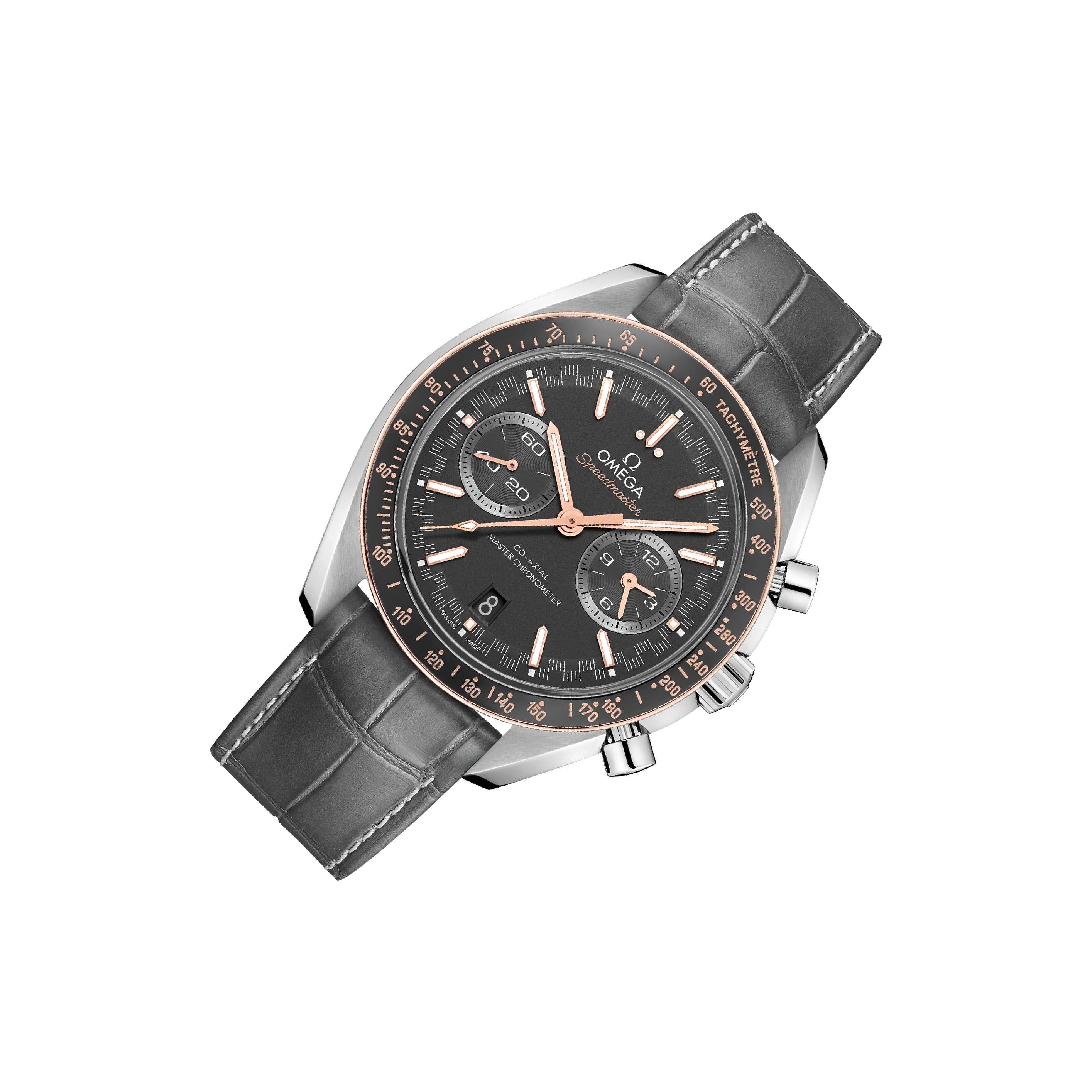 Omega Speedmaster Racing 329.23 Matt Grey Dial, 18K Sedna Gold