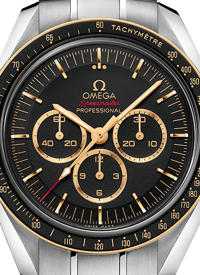 Omega Speedmaster Moonwatch 522.20 Black Dial, Yellow Gold, 42.0