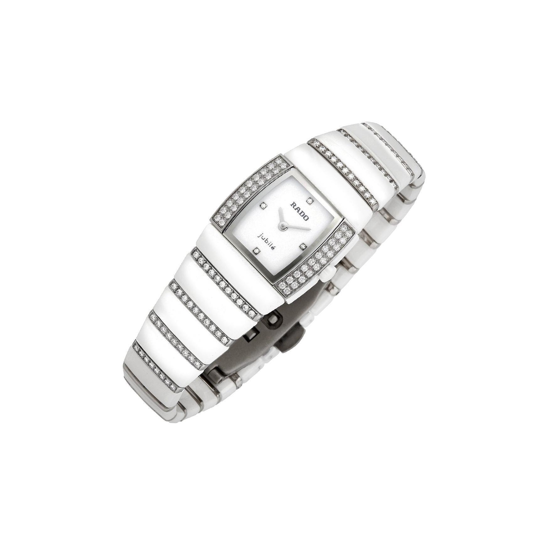Rado Sintra 1363 White Dial, Ceramic, Superjubile, Ladies Watch