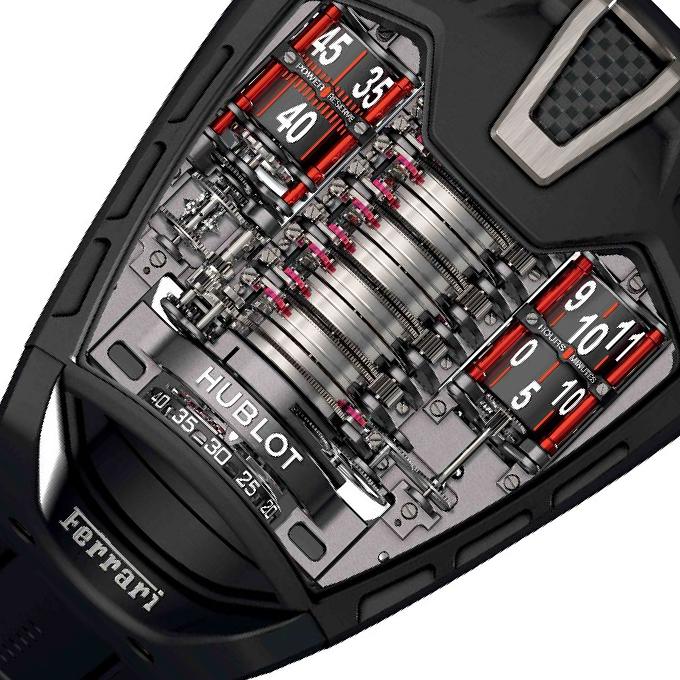 Hublot MP 05 905.ND Skeleton Dial, Black Titanium, 46.0 mm, Laferrari