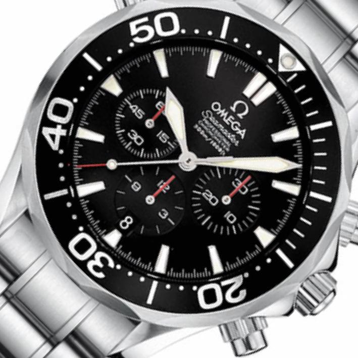 Omega Seamaster Diver 300M 2594.52 Black Dial, Stainless  display picture 2